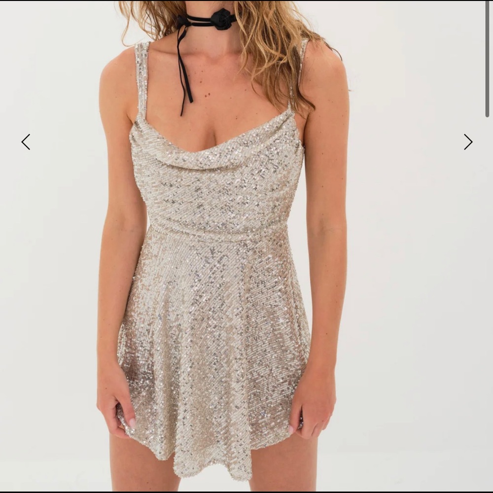 For Love and Lemons Candice Mini Dress Size Small